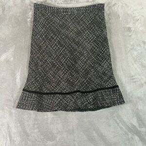Gap tweed wool midi skirt